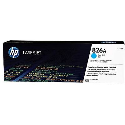 Toner imprimanta HP 826A Cyan