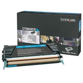 Toner imprimanta CYAN C736H2CG 10K ORIGINAL LEXMARK C736N