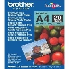 Hartie Foto Brother Premium Plus Glossy Photo A4 20 coli