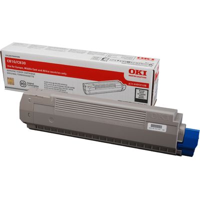 Toner imprimanta BLACK 44059108 8K ORIGINAL OKI C810