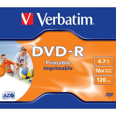 Verbatim DVD-R , slim jewel case 100 , 4,7GB , 16x