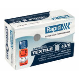 Rapid Capse RAPID 43/8G textile, 10000 buc/cutie - pentru capsator RAPID Classic K1 Textile