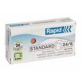 Rapid Capse 26/6, 1000 buc/cutie, RAPID Standard