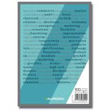 Aurora Blocnotes capsat, A5, 100 file - 60g/mp, microperforatii, Aurora Office - velin