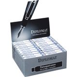 Diplomat Patroane cerneala, 5 buc/cutie, Diplomat - albastru royal