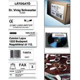 Alte produse locale Etichete dymo  hartie alba (89 x 36 mm) 260 buc/rola, 2 role/cutie