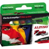 Alpino Creioane machiaj, 6 culori/cutie, ALPINO Sport