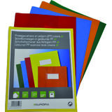Aurora Coperta PP - 120 microni, pentru caiet A5, 5 buc/set, Aurora - transparent color asortate