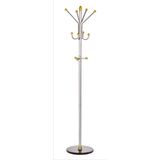 Alco Cuier metalic argintiu cu accesorii din lemn, 185/40cm, Alco