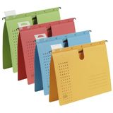 Elba Dosar suspendabil cu sina, carton 230g/mp, bagheta metalica, Elba Chic - verde