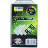 Kejea Suport PP, pentru carduri,  55 x  90mm, vertical cu sistem de agatare, 10 buc/set, KEJEA - transp.