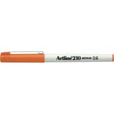 Artline Liner Artline 210, varf fetru 0.6mm - portocaliu