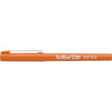 Artline Liner Artline 220, varf fetru 0.2mm - orange