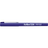 Artline Liner Artline 220, varf fetru 0.2mm - mov