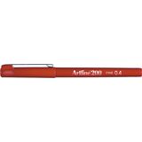 Artline Liner Artline 200, varf fetru 0.4mm - rosu inchis