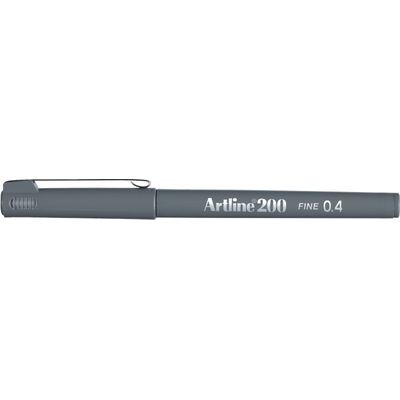 Liner Artline 200, varf fetru 0.4mm - gri