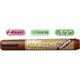Artline Marker Artline 95, pentru mobilier din lemn (retusuri), corp plastic, varf tesit 2.0-5.0mm - artar