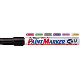 Artline Marker cu vopsea Artline 400XF, corp metalic, varf rotund 2.3mm - negru