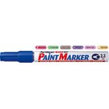 Artline Marker cu vopsea Artline 400XF, corp metalic, varf rotund 2.3mm - albastru