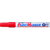 Artline Marker cu vopsea Artline 400XF, corp metalic, varf rotund 2.3mm - rosu