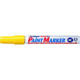 Artline Marker cu vopsea Artline 400XF, corp metalic, varf rotund 2.3mm - galben