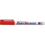 Artline Marker cu vopsea Artline 444XF, corp metalic, varf rotund 0.8mm - rosu