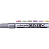 Artline Marker cu vopsea Artline 900XF, corp metalic, varf rotund 2.3mm - argintiu