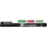 Artline CD/DVD-marker Artline 883, corp plastic, varf rotund 0.5mm - albastru