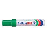 Artline Permanent marker Artline 100, corp metalic, varf tesit 7.5-12.0mm - verde