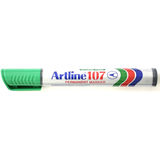 Artline Permanent marker Artline 107, corp plastic, varf rotund 1.5mm - verde