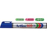 Artline Permanent marker Artline 109, corp plastic, varf tesit 2.0-5.0mm - albastru