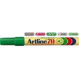 Artline Permanent marker Artline 70, corp metalic, varf rotund 1.5mm - verde
