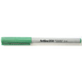 Artline Permanent marker Artline 250, corp plastic, varf rotund 0.4mm - verde