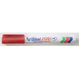 Artline Permanent marker Artline 700, corp metalic, varf rotund 0.7mm - rosu