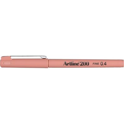 Liner Artline 200, varf fetru 0.4mm - galben-portocaliu