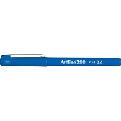 Liner Artline 200, varf fetru 0.4mm - albastru royal