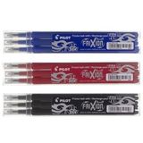 Pilot Rezerva roller Frixion 0.7mm , 3buc/set - rosu