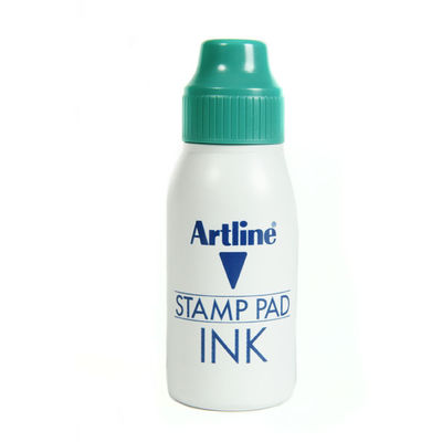 Tus Artline, pentru stampile, 50ml - verde