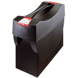 HAN Suport plastic pentru 20 dosare suspendabile, cu capac, HAN Swing Plus - negru