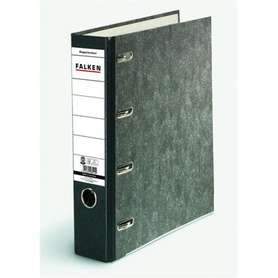 Biblioraft Falken cu 2 mecanisme, 318 x 285 mm, 70 mm, negru marmorat - Pret/buc