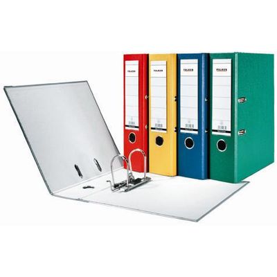 Biblioraft plastifiat Falken, 318 x 285, 50 mm, verde - Pret/buc