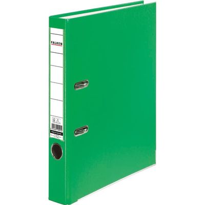 Biblioraft plastifiat color Falken, 50 mm, verde deschis - Pret/buc