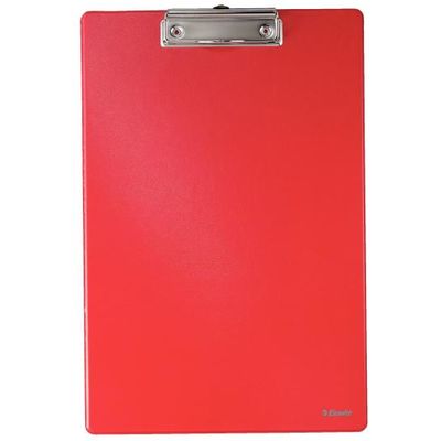 Clipboard simplu Esselte Standard, A4, carton plastifiat, rosu - Pret/buc