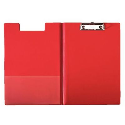 Clipboard dublu Esselte, A4, carton plastifiat, rosu - Pret/buc