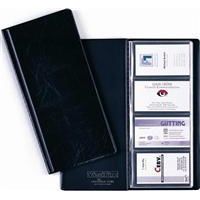 Clasor carti de vizita Durable Visifix 96, 253 x 115 mm, capacitate: 96 carti de vizita, negru - Pret/buc