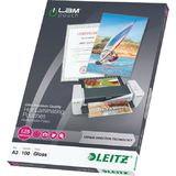 Leitz Folie pentru laminareLeitz, 80 microni, 303 x 426 mm (A3), 100 coli/top - Pret/top