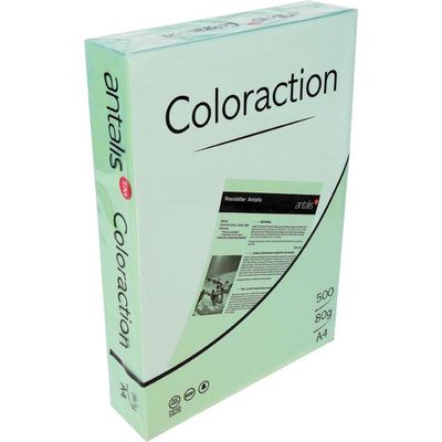 Carton color Coloraction, A4, 160 g, 250 coli/top, verde padure - Forest - Pret/top