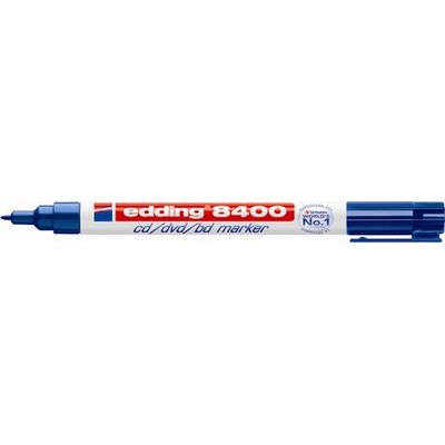 Marker permanent Edding 8400 pentru CD/DVD, 0.75 mm, rosu - Pret/buc