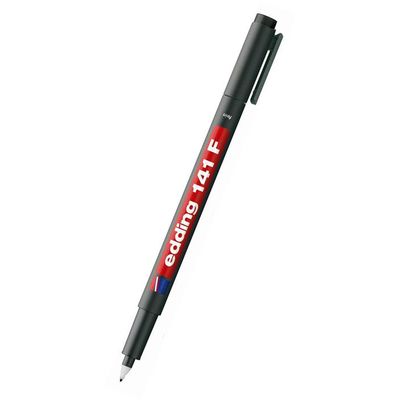 Marker permanent Edding 141F, 0.6 mm, negru - Pret/buc