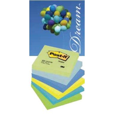 Notite autoadezive Post-it culori neon, 76x76 - Pret/set